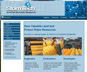 stormtech.org: StormTech Subsurface Stormwater Managment
