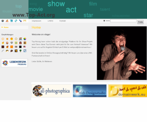 top-act.org: Top-Act
Top-Act.org - Sichern Sie sich diese Domain für Ihre Show!