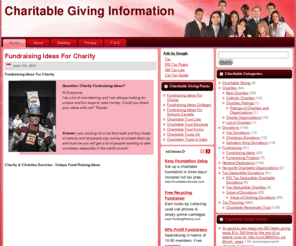 charitable-giving.info: Charitable Giving Information
Are you making a charitable donation? Many types of charitable giving are tax deductible but there are many things you need to know before making the donations.