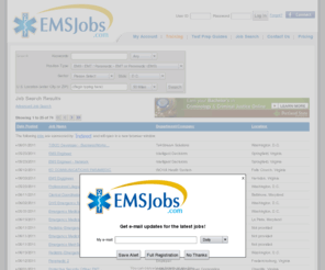 districtofcolumbiaemsjobs.com: Jobs | EMS Jobs
 Jobs. Jobs  in the emergency medical services (EMS) industry. Post your resume and apply for EMS jobs online. Employers search resumes of job seekers in the emergency medical services (EMS) industry.