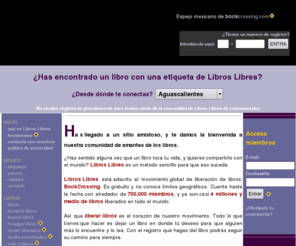 ellibrolibre.com: Libros Libres México - ¡LIBERA TUS LIBROS!
