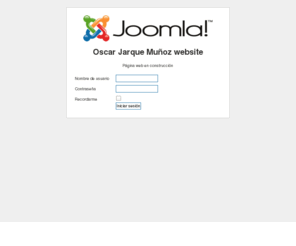 oscarjarque.com: Bienvenido a la página personal de Oscar Jarque
Joomla! - the dynamic portal engine and content management system