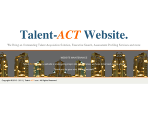 talent-act.com: Talent-ACT Website Maintenance
The ultimate source for free website templates and free css templates for your website