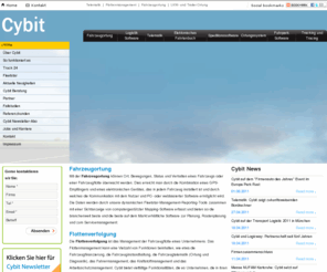 truck24.net: Cybit | Telematik  |  Fleet Management  |  Fahrzeug und Trailertracking  |  Logistik Management
Cybit GmbH liefert preisgekrönte, Internetbasierte Telematik Lösungen für  Fahrzeugortung, LKW und Flottenortung und hilft Ihrem Unternehmen stätig Kosten zu reduzieren und Produktivität zu steigern. 