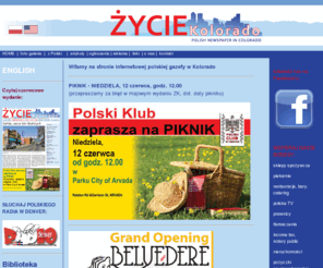 zycie-kolorado.com: Zycie Kolorado :: Polish Newspaper in Colorado :: Polonia Colorado - Home Page
Gazeta polonijna w Colorado.