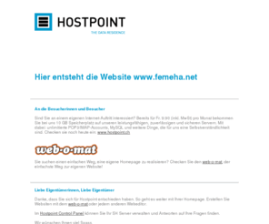 femeha.net: Hostpoint - The Data Residence
