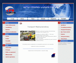 epo-trans.com.pl: Transport Międzynarodowy Epo-Trans
opis strony