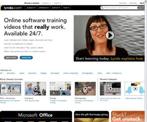 lyndacampus.com.es: Software training online-tutorials for Adobe, Microsoft, Apple & more
Software training & tutorial video library. Our online courses help you learn critical skills. Free access & previews on hundreds of tutorials.