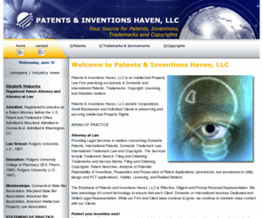 pihaven.com: Patents & Inventions Haven, LLC : Your Source for Patents, Inventions, Trademarks and Copyrights
Your Source for Patents, Inventions, Trademarks & Copyrights