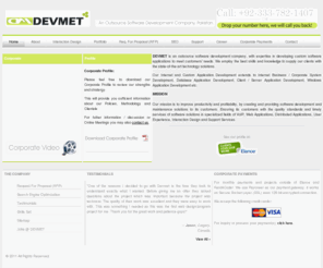 devmet.com: DEVMET - An Outsource Software Development Company, Pakistan.
DEVMET is an outsource software development company, with expertise in developing custom software applications to meet customers' needs.