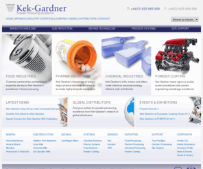 kekgardner.com: Powder Processing Equipment for Chemical, Pharma and Food Processing Industries | Kek-Gardner
Kek-Gardner supply expertise and solutions-based equipment to the Food, Pharma and Chemical powder processing industries