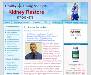 kidney-restore.com: Products for kidney infections and kidney problems
