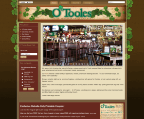 otoolesro.com: Céad Mile Fáilte - A Hundred Thousand Welcomes!
O'Tooles Irish American Bar & Grill - Royal Oak, Waterford, Farmington Hills, & Novi MI