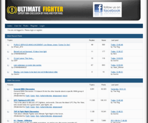 ultimate-fighter.ca: Ultimate Fighter Forum
Ultimate Fighter Forum  -  