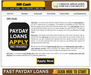 payday loan organization