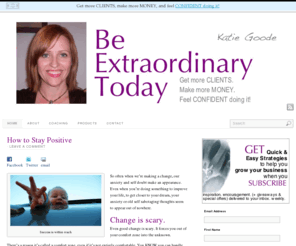 beextraordinarytoday.com: Be Extraordinary Today ...imagine the possibilities
Be Extraordinary Today's mission is to help you be the most awesome, outrageous, capable, confident, brilliant, excellent, and extraordinary you that you can be.