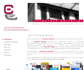 corporate-editorial.com: corporate editorial | Agentur für Unternehmenskommunikation
Agentur für Corporate Publishing, Unternehmenskommunikation