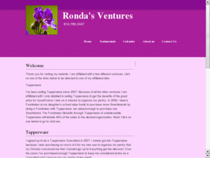 rondadenman.com: Ronda's Ventures
Your Tupperware and Silpada Consultant