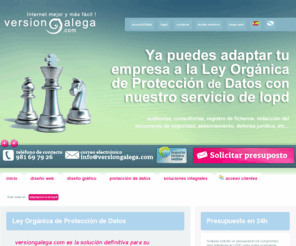 adaptacionalalopd.es: Adaptación a lopd en Galicia. Adaptación a la Ley Órganica de Protección de Datos en Galicia
Adaptacion a la lopd. Adaptacion a la Ley Orgánica de Protección de Datos en Galicia. Adaptamos su empresa a la LOPD en galicia. Servicios Integrales de Internet.