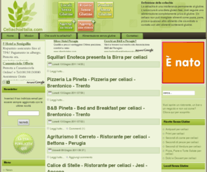 celiachiaitalia.com: Celiachia Italia
Celiachia Italia - Notizie aggiornate quotidianamente sul mondo della celiachia, del morbo celiaco e del senza glutine
