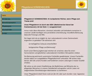 pflegedienst-sonnenschein.info: Pflegedienst SONNENSCHEIN - Home
ambulanter Pflegedienst - Pflegedienst SONNENSCHEIN Wüstenrot Heilbronn