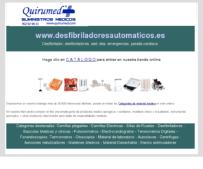 desfibriladoresautomaticos.es: Desfibrilador, desfibriladores, aed, dea, emergencias, parada cardiaca.
Desfibrilador, desfibriladores, aed, dea, emergencias, parada cardiaca.
