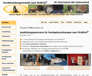 hundekrankengymnastik.de: Hundekrankengymnastik Woßlick - Ihr Hund kennt den Unterschied
Hundekrankengymnastik Woßlick ist DAS Ausbildungszentrum für Hundephysiotherapie in Süddeutschland und von der Zentralstelle für Fernunterricht staatlich zugelassen