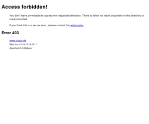 ompo.de: Access forbidden!
