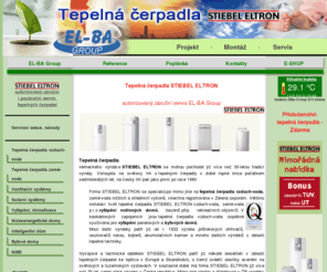 tepelnacerpadla-cz.eu: Tepelná čerpadla EL-BA Group | vzduch-voda, země-voda
Tepelná čerpadla STIEBEL ELTRON, vzduch-voda, země-voda ,ventilační, solární systémy, vytápění, klimatizace. Autorizovaný záruční servis tepelných čerpadel.