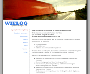 wielog.com: WIELOG - Spedition & Logistik
