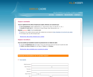 emploi-cadre.net: Recrutement et emplois dans le secteur informatique
emploi-informatique.org - recrutement et recherche d'emploi dans le secteur informatique Recrutement informatique emplois secteur informatique travail developpeur offre emploi informatique