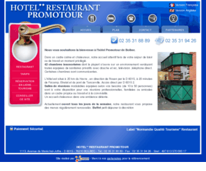 hotel-promotour.com: hotel-promotour.com - Accueil - hôtel restaurant** situé à Bolbec en Seine-Maritime (76) 
hotel-promotour.com - hôtel restaurant** situé à Bolbec en Seine-Maritime (76) - Accueil