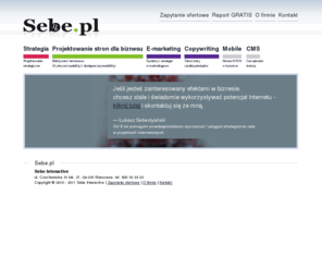 sebe.pl: Projektowanie stron dla biznesu i ocena użyteczności usability - Sebe.pl
