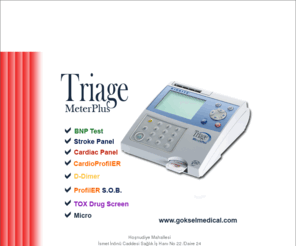 gokselmedical.com: Goksel Medıkal
Cardiac Marker, Blood group Jell system divices sale and training.