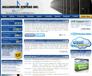 nextmill.net: Millennium Systems Inc.
Orange County Web Hosting, NextMill is the best place to host your business website or dedicated server.