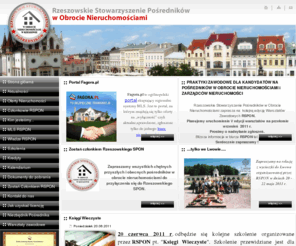 rspon.pl: Rzeszowskie Stowarzyszenie Pośredników w Obrocie Nieruchomościami
Opis