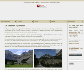 spaanse-pyreneeen.nl: De Spaanse Pyreneeën - nationale parken, valleien, dorpen, natuur en wandelingen.
De Spaanse Pyreneeën - nationale parken, valleien, dorpen, natuur, wandelingen en leuke weetjes.