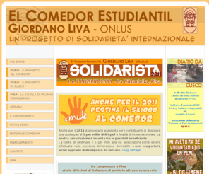 elcomedor.it: EL COMEDOR ESTUDIANTIL GIORDANO LIVA - Onlus
EL COMEDOR ESTUDIANTIL GIORDANO LIVA - Onlus - Un progetto di solidarietà internazionale