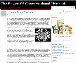 powerofconversationalhypnosis.net: Power Of Conversational Hypnosis
Covert Hypnosis explained