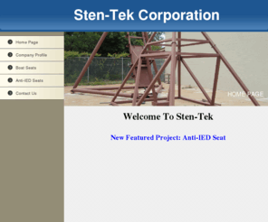 sten-tek.com: Sten-Tek Corp, Experts in Shock Mitigation
Sten-Tek Corp Home Page, Experts in Shock Mitigation