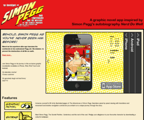 theadventuresofsimonpegg.com: The Adventures of Simon Pegg | A graphic novel app
