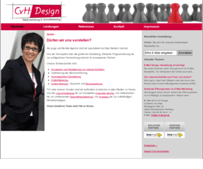 cvh-designstudio.de: CvH Design Ahrensburg bei Hamburg - Ihr Partner für Web-Design und Online-Marketing
Dürfen wir uns vorstellen?