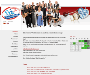 oktoberfestkapelle.com: Die Kirchdorfer - Oktoberfestband - Herzlich Willkommen auf unserer Homepage!
Die Oktoberfestband "Die Kirchdorfer" GbR ist seit 1994 die offizielle Festkapelle im Hacker-Festzelt auf dem Oktoberfest in München. 
