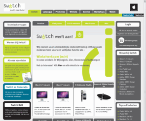 switchshops.be: Switch - Apple Premium Reseller
Belgische winkelketen van Apple producten en bijhorende hardware. Catalogus, winkels, nieuws en promoties.