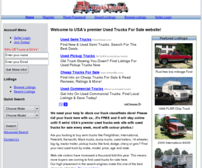 used-trucks-central.org: Used Trucks Central USA's premier truck classifieds http://used-trucks-central.org
Used Trucks Central - USA's premier truck classifieds