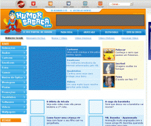 humorbabaca.com: HUMORBABACA.com - O seu Portal de Humor
O humorbabaca.com é um site com jogos online, piadas, videos engraçados, fotos, imagens, montagens, cartoons, gifs animados, charges, cartões virtuais, ilusão de óptica, papeis de parede,  e muito mais realmente o melhor de humor da net!