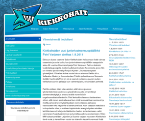 kiekkohait.fi: Kiekkohait.fi -- Etusivu
Sivuston etusivu