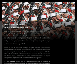 legion-extranjera-francesa.cc: LEGION EXTRANJERA FRANCESA:: La Legión fascina, el legionario da miedo ..., venga découvrire la Legión extranjera
Los hombres sin nombre usted el presente Legión extranjera. Tropa de élite por excelencia, la Legión extranjera, reconocida en todo el mundo. Las tradiciones a la Legión extranjera son fundamentales. Es la Legión extranjera