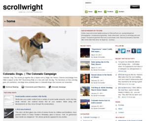 scrollwright.com: Scrollwright | Blog and portfolio of a "future journalist"
Thoughts, images, and more from the journey of a "future journalist" through education, professional life, and more.