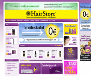 terveystavaratalo.com: HairStore - Kampaamo - ja parturipalvelut
Laadukkaat kampaamotuotteet HairStoren verkkokaupasta. Tutustu laajaan valikoimaan!